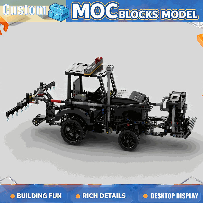 1326PCS Farm Tractor MOC Build - огляд і ціна Agriculture Farming Education